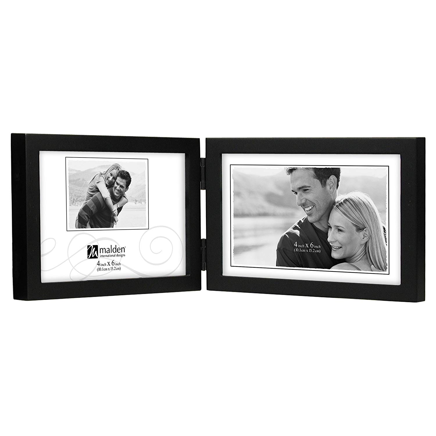 Buy Malden 4x6 Double Linear Black Photo Frame National Camera Exchange