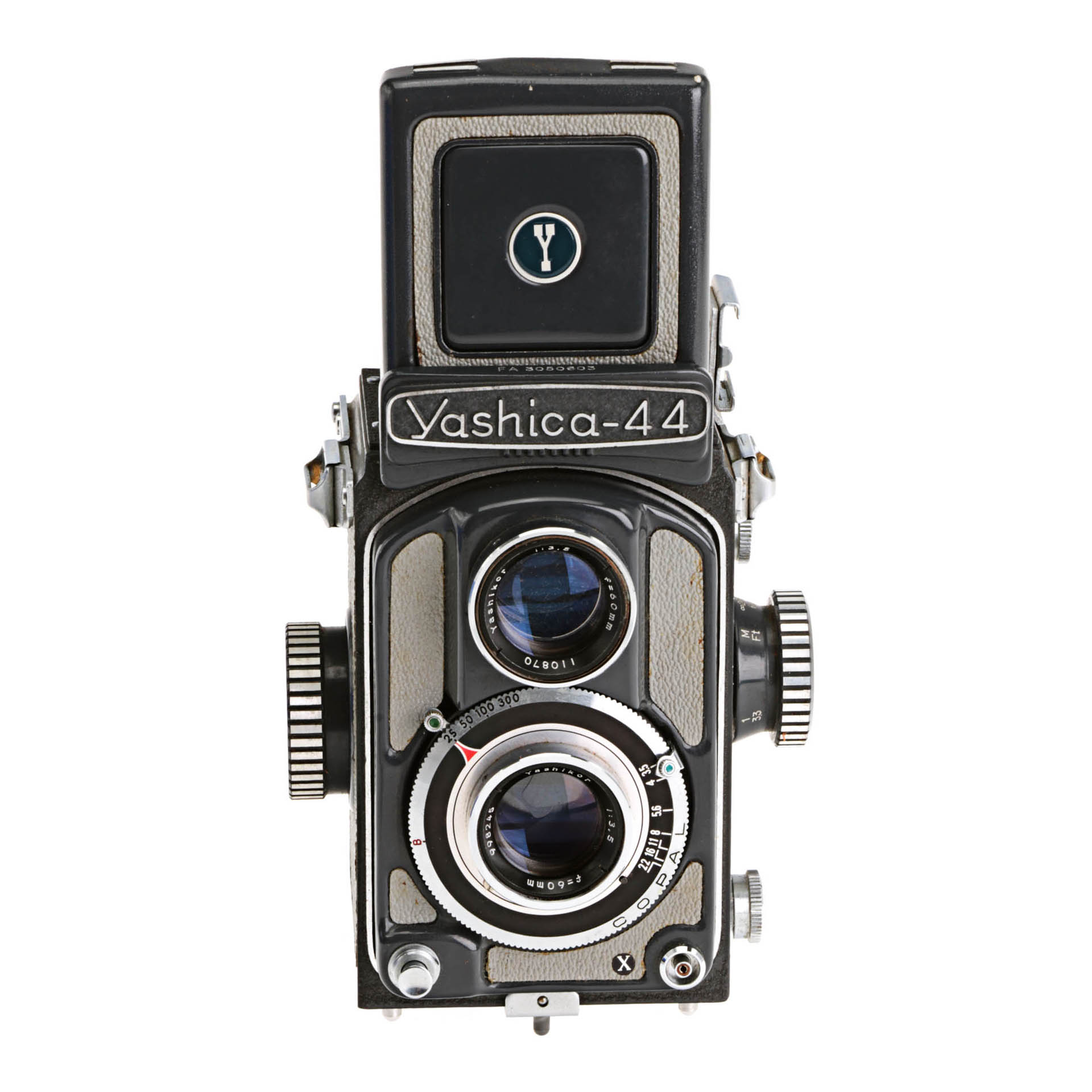 Buy Yashica 44 A 127 Film Manual Focus TLR Compact Film Camera - National  Camera Exchange