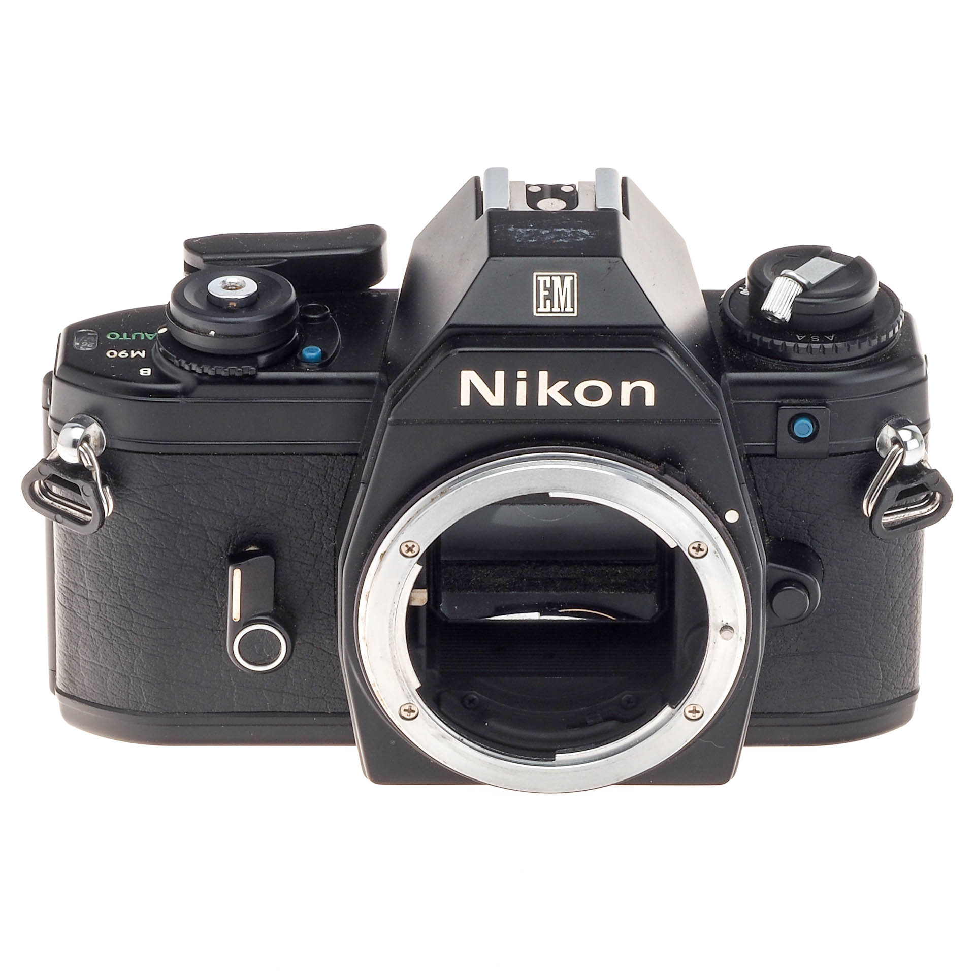 Buy Nikon EM 35mm Film Manual Focus Program SLR Camera Body Black ...