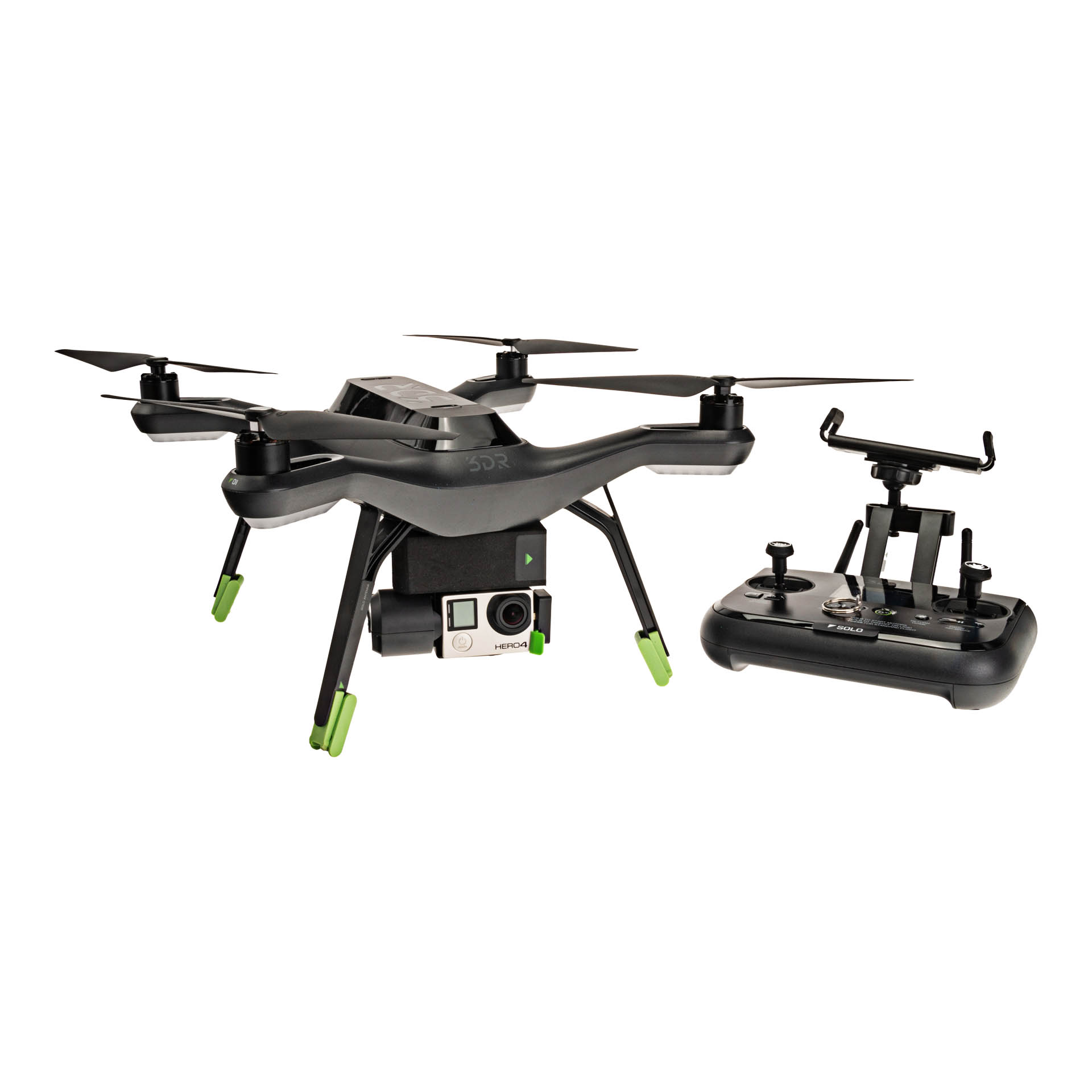 Buy Solo 3DR Quadcopter Drone with Remote GoPro Hero 4 Black 4 Batts and  Hard Case - National Camera Exchange