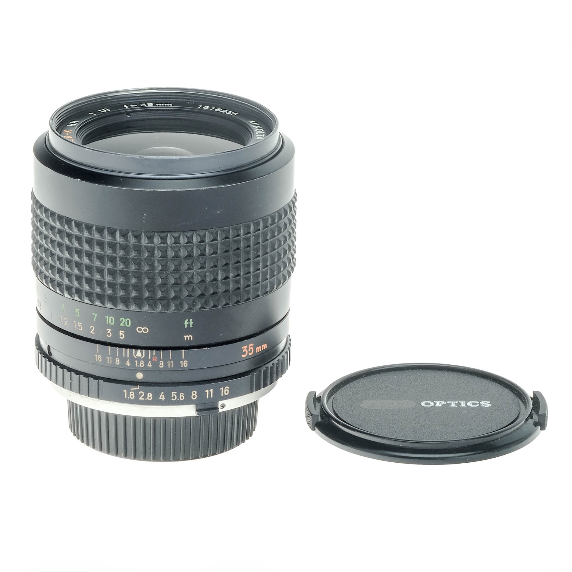 Buy Minolta MC 35mm F1.8 W.Rokkor-X HH Wide Angle Manual Focus Lens -  National Camera Exchange