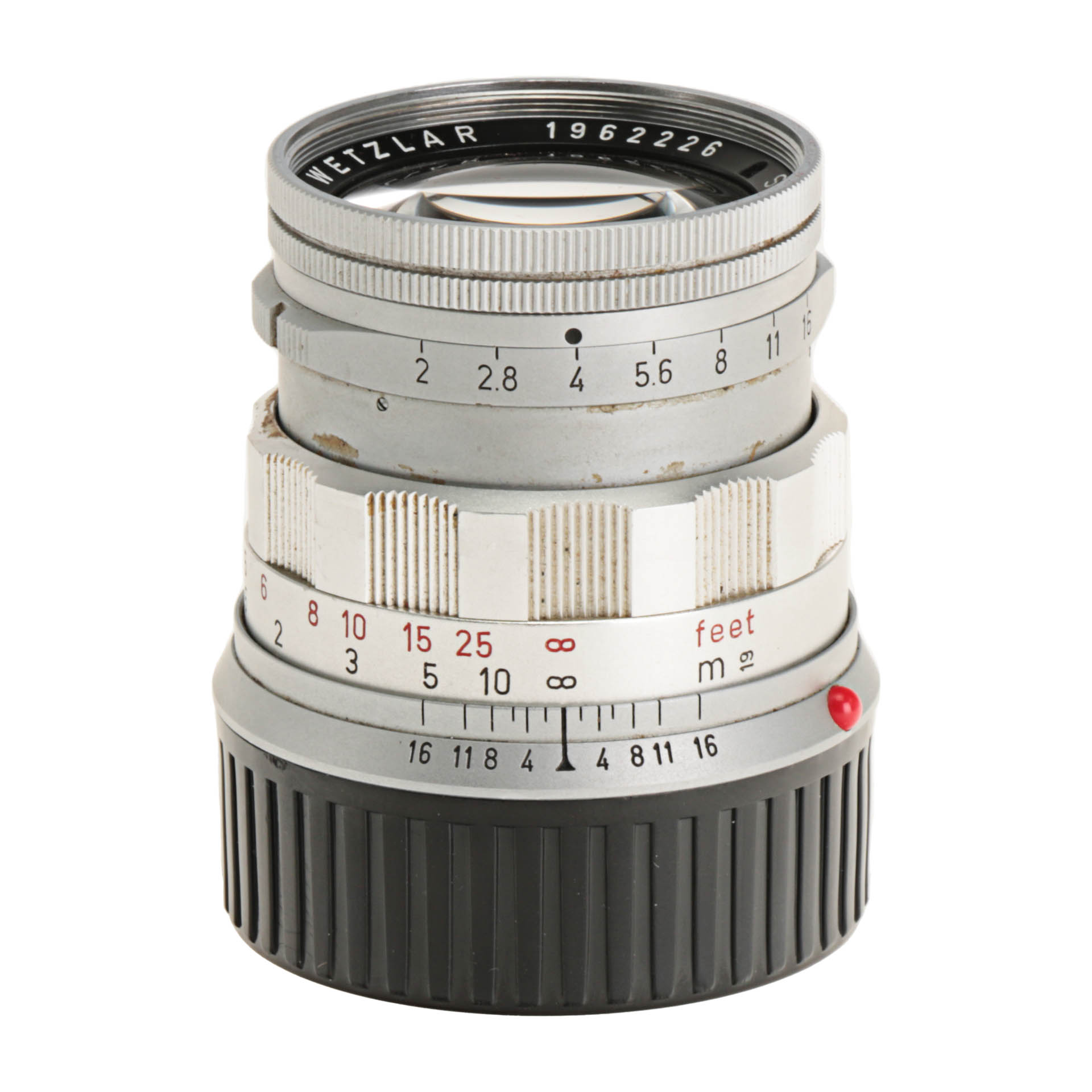 Buy Leica Leitz Summicron 50mm F2 Manual Focus Rangefinder Lens Silver  11518 - National Camera Exchange