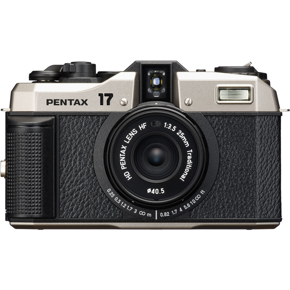 Buy Pentax 17 Half Frame 35mm Film Compact Camera with HD Pentax HF 25mm  F3.5 Traditional Lens 18928-RIM - National Camera Exchange