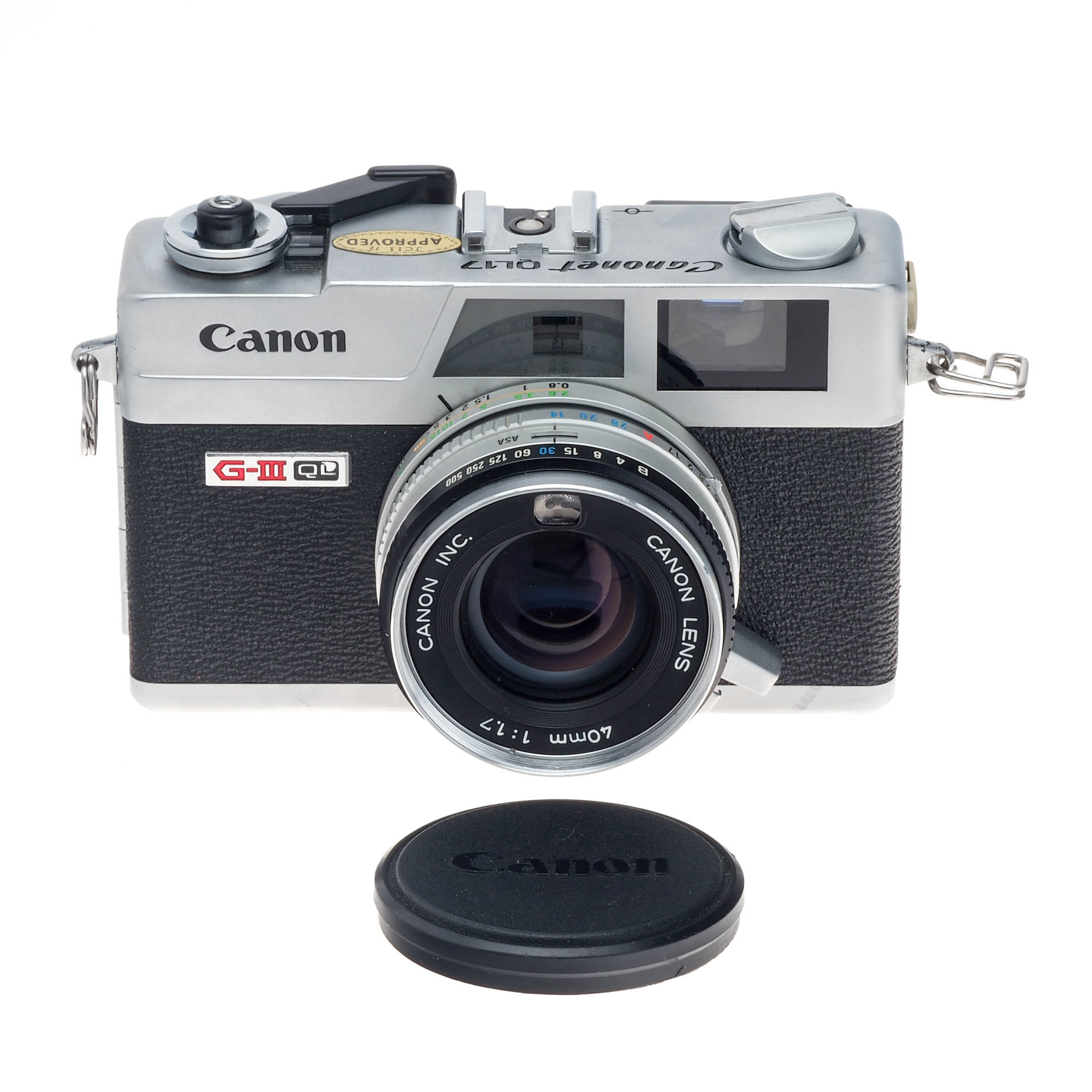 Buy Canon Canonet QL17 G III 35mm Film Rangefinder Camera with 