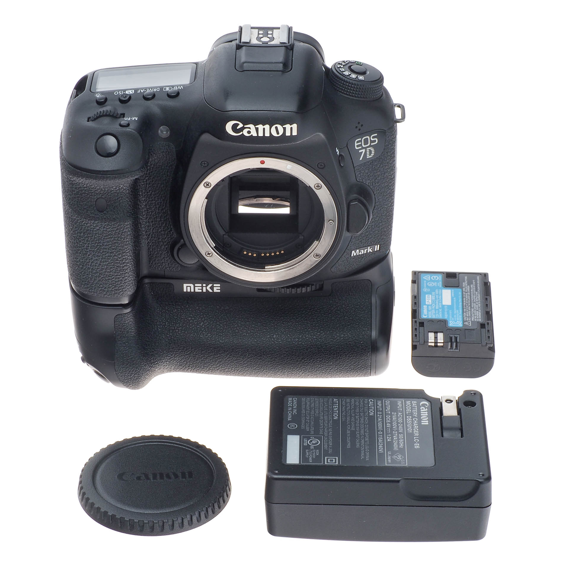 Buy Canon EOS 7D Mark II 20.2MP Digital SLR Camera Body 9128B002 with Grip  - National Camera Exchange