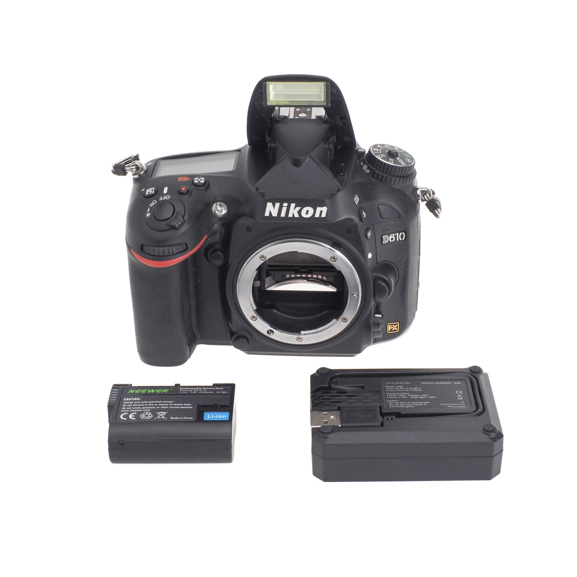 Buy Nikon D610 24.3MP Digital SLR FX Full Frame Camera Body Black 1540 -  National Camera Exchange